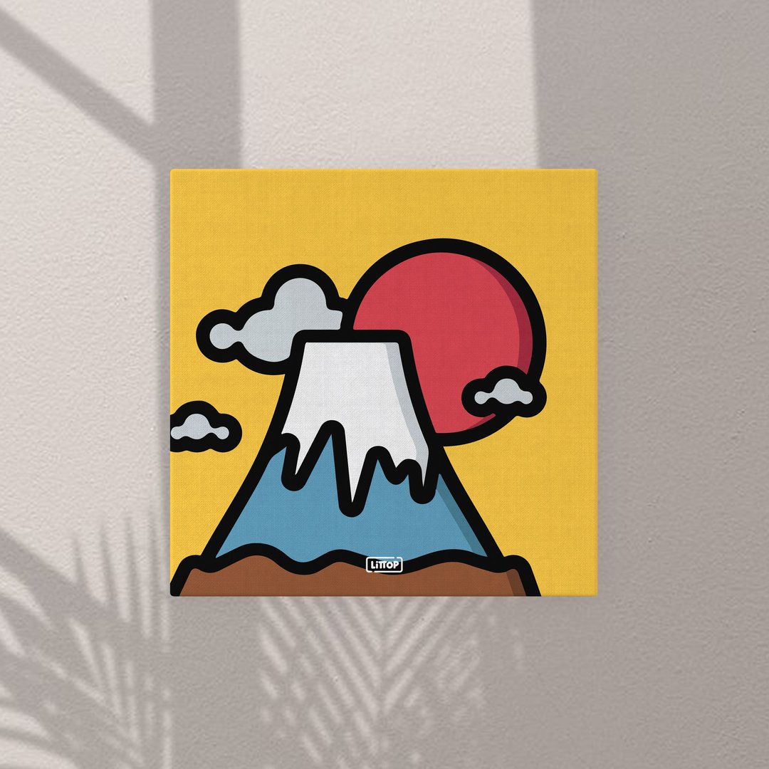 【无框画】富士山 | 家居生活、挂画、生日礼物、布置 - 海报/装饰画/版画 - 纸 