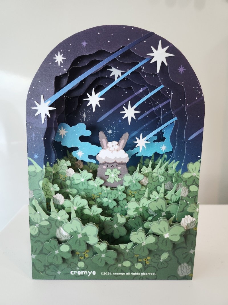 Cromyo | 手工纸艺模型：仲夏夜之梦 - 摆饰 - 纸 蓝色