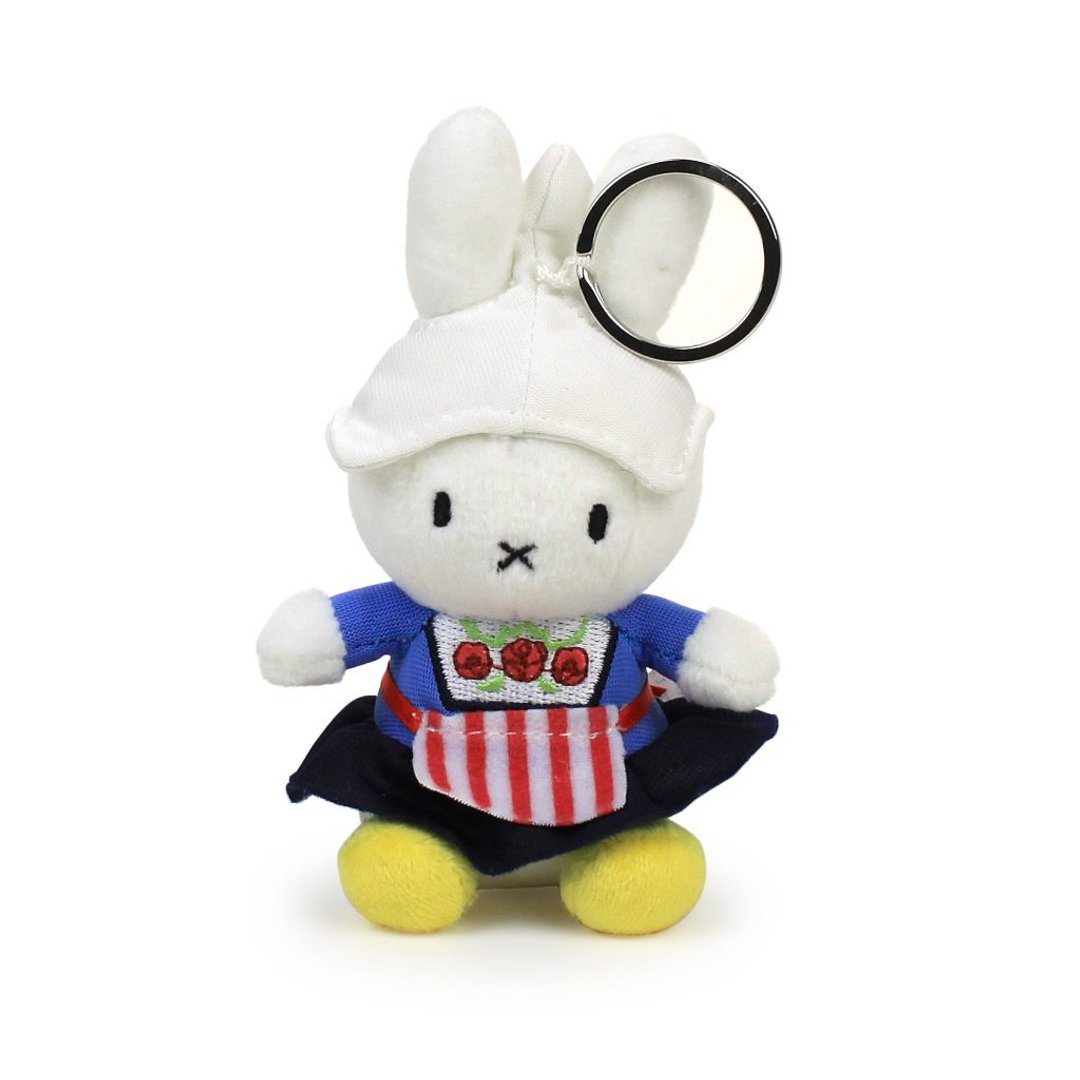 荷兰 Bon Ton Toys | Miffy 米飞兔 钥匙圈 挂饰 吊饰 农妇 10cm - 钥匙链/钥匙包 - 其他材质 蓝色