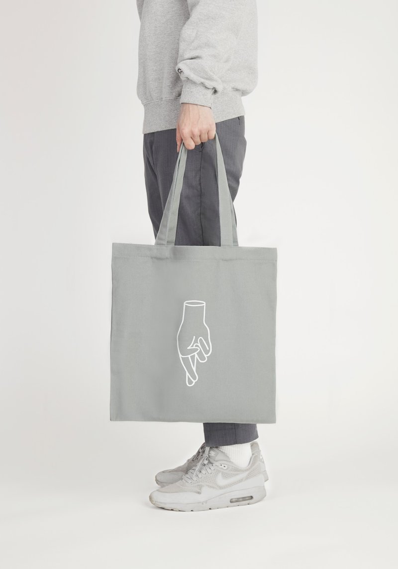 Tote bag : I'm ok (gray) - 公文包/医生包 - 棉．麻 灰色