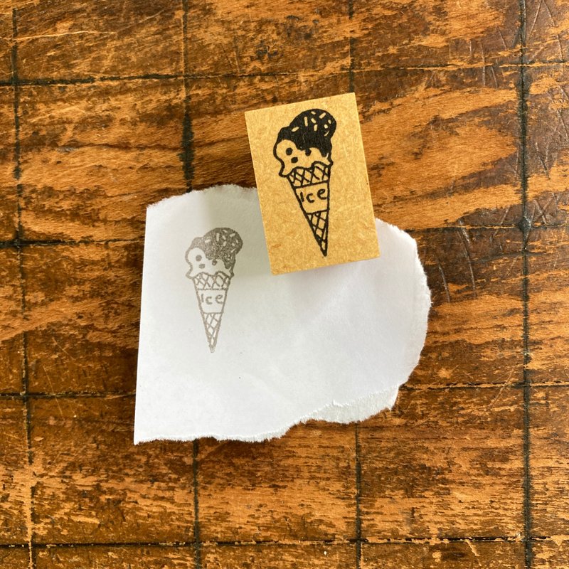 muu酱的印章/冰淇淋 - 印章/印台 - 橡胶 