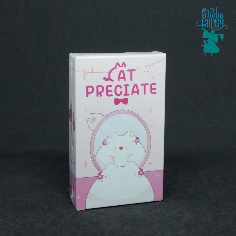 Cat Preciate，cat-awg扑克牌，可爱占卜牌，泰国人制造，正品，质量好，很好用 - 卡片/明信片 - 纸 