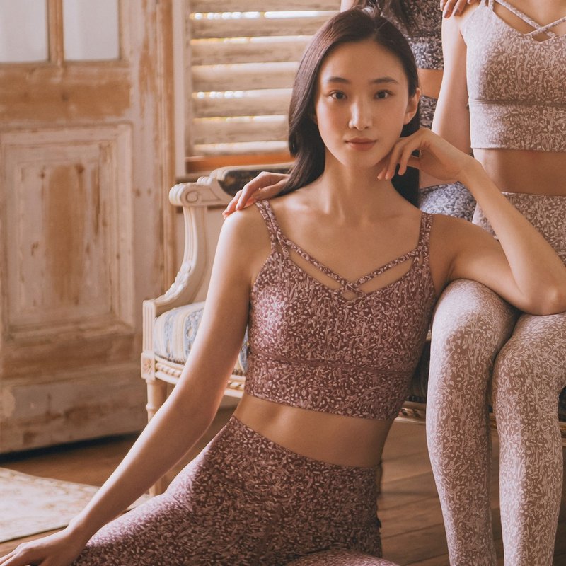 【MACACA】 :)快乐3D bra - AIA0303 绛紫 - 女装运动内衣 - 尼龙 紫色