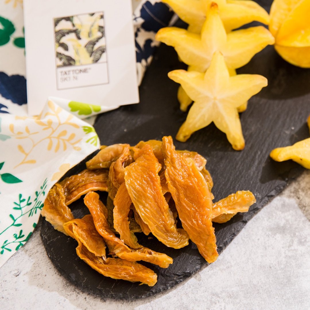 旷野文农 | 台湾小农杨桃干 150g - 水果干 - 新鲜食材 橘色