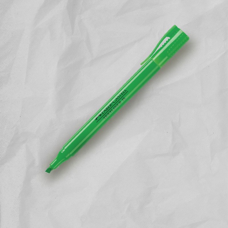 Faber-Castell 辉柏超感度萤光笔-绿(原厂正货) - 其他 - 其他材质 绿色