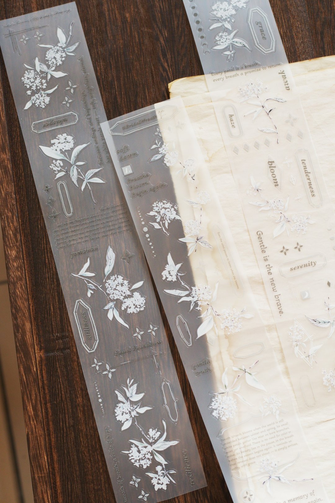 麻叶绣线菊 5cm*6m 割型雾 P 胶带 somesortof.fern x 纸上旅行 联名 - 纸胶带 - 塑料 绿色