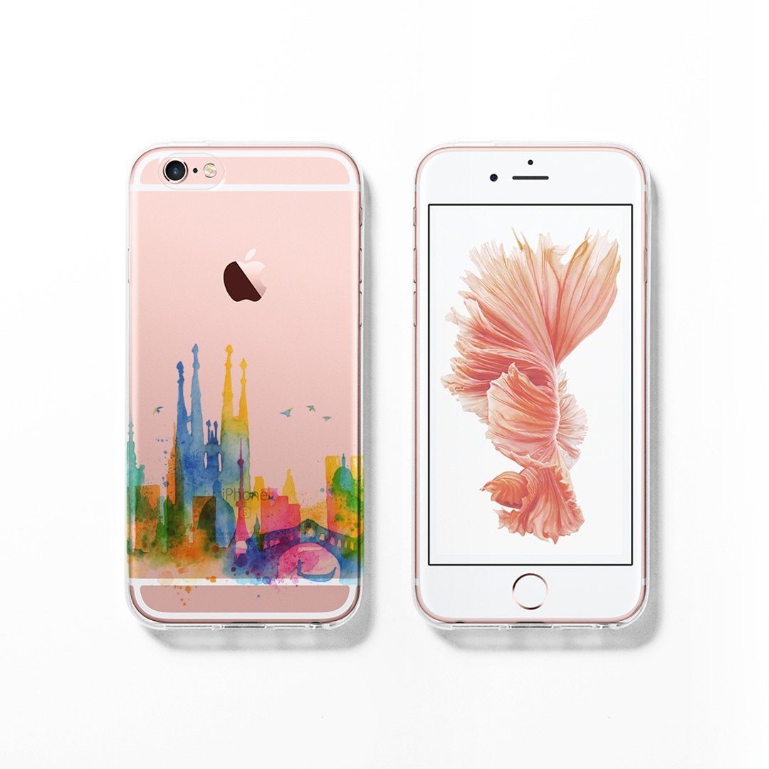 iPhone 7 手机壳, iPhone 7 Plus 透明手机套, Decouart 原创设计师品牌 C119 Barcelona - 手机壳/手机套 - 塑料 多色