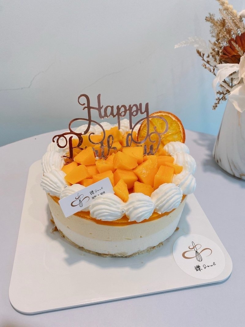 芒果百香慕斯蛋糕 芒果 生日蛋糕 铄甜点 芒果蛋糕 蛋糕 - 蛋糕/甜点 - 新鲜食材 