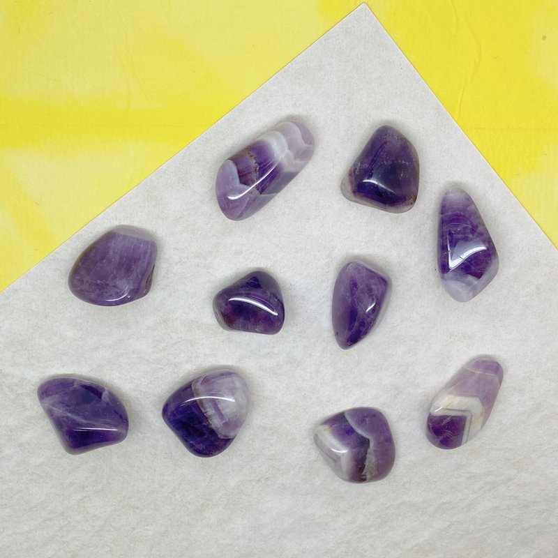 Edith & Jaz • 智慧之石│紫水晶原石小号10颗 Set A-C - 摆饰 - 宝石 紫色