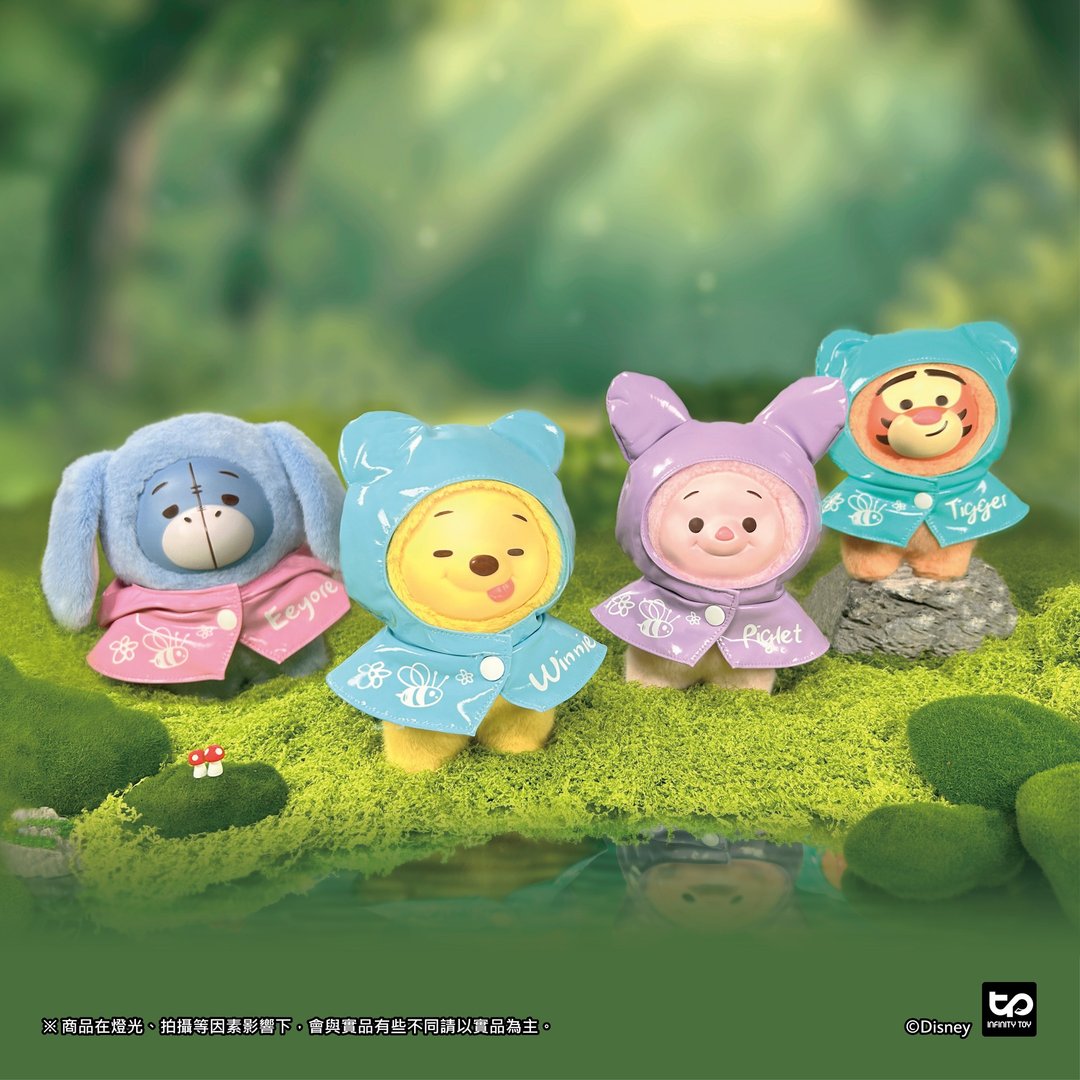 【预购】小熊维尼-云朵下的朋友 全套吊饰玩偶 共 4 款 - 玩偶/公仔 - 其他材质 多色