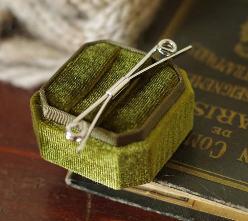 金银宝贝 古董Vintage银色领带夹 W688 - 领带/领带夹 - 其他金属 金色