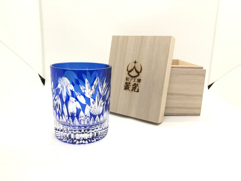 Next cypress rock glass - 玻璃杯 - 玻璃 蓝色