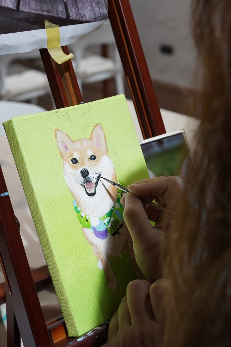 IARTS 宠爱绘画 Pet Portrait 一人成行 - 插画/绘画/写字 - 压克力 