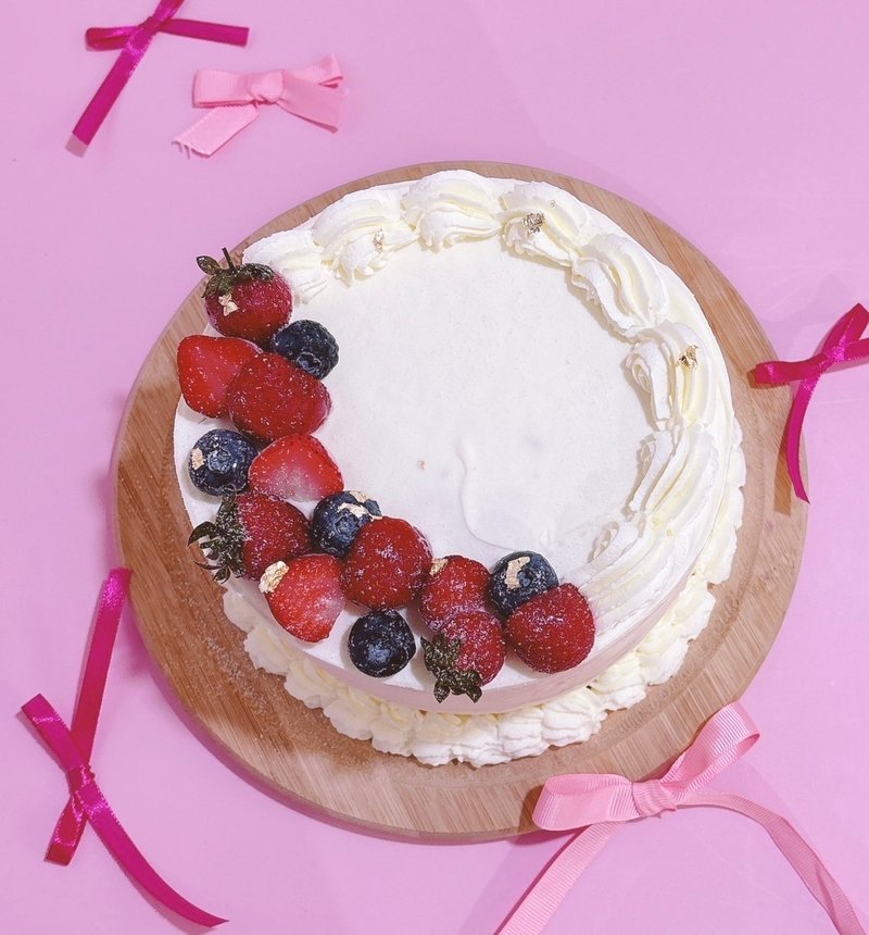 草莓香缇蛋糕・手作 DIY 甜点・烘焙手作・平板教学・一人成班 - 美食 - 新鲜食材 