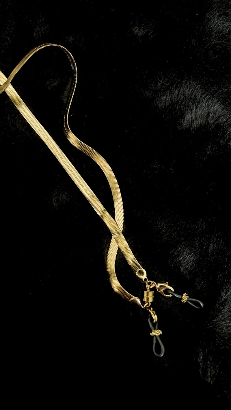 - aurøra - 眼镜链 / 口罩链 / Airpods链 / 项链 - 口罩 - 铜/黄铜 多色