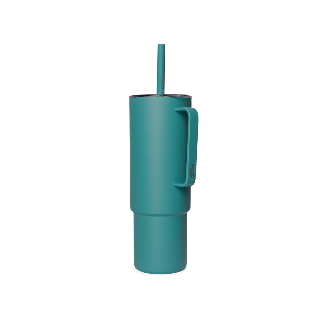 MiiR 双层真空 保温 保冰 大容量 全天 吸管杯 32oz/946mL 海岸青 - 保温瓶/保温杯 - 不锈钢 蓝色