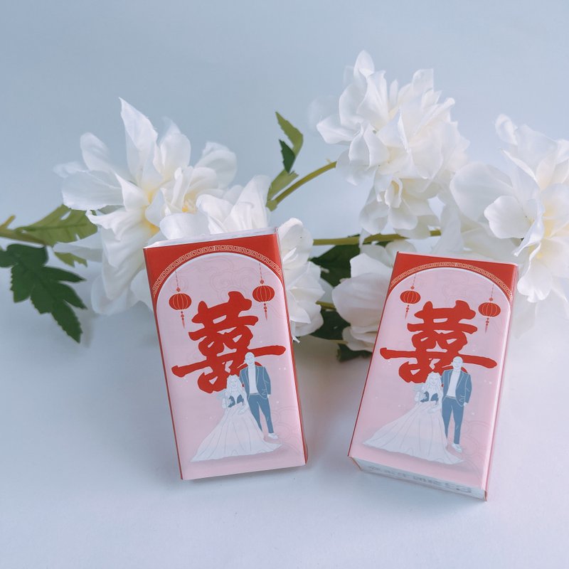 定制似颜绘 | 定制化 森永牛奶糖盒 婚礼小物  二进礼 毕业礼 位 - 零食/点心 - 新鲜食材 白色