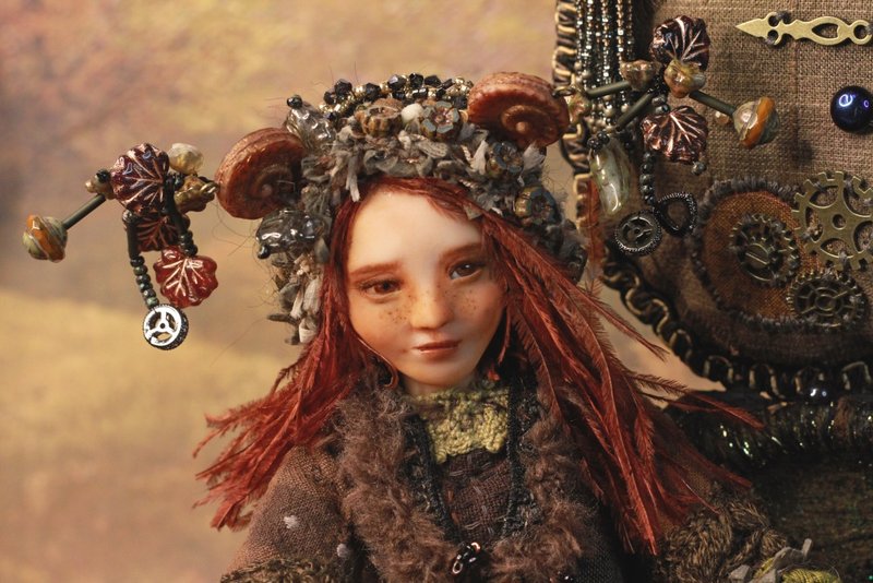 SOLD example Collectible Interior Art Doll Vanessa The Cloud Keeper - 玩偶/公仔 - 其他材质 多色