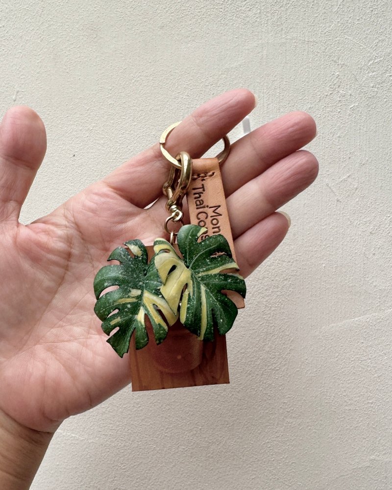 泰斑龟背芋_观叶皮革吊饰 / 送礼 - 吊饰 - 真皮 