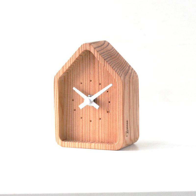 Ritter小屋 杉木桌钟 - 时钟/闹钟 - 木头 