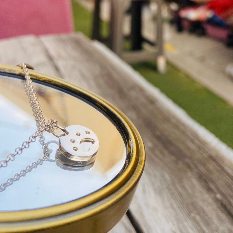 V52款-做不出一样的银项链-猫爪造型-925纯银项链-御匠敲饰 - 项链 - 纯银 银色