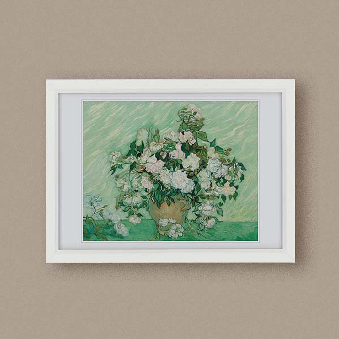 【艺术框画・Framed Art】梵谷・玫瑰 - 海报/装饰画/版画 - 纸 绿色