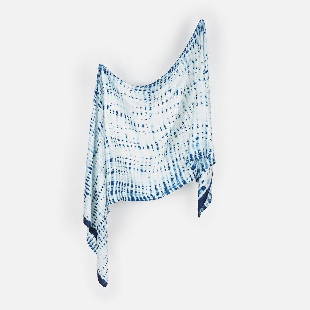 Waterfall Silk Scarf - 丝巾 - 丝．绢 