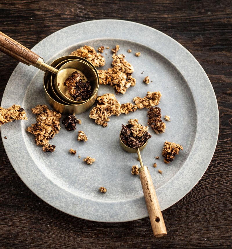 烤谷麦GRANOLA 谷麦汤匙 汤匙 小曦仓屋 - 餐刀/叉/匙组合 - 其他金属 卡其色