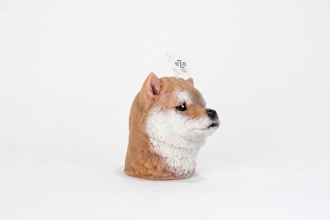 黑柴犬 赤柴犬  - 蜡烛/烛台 - 蜡 