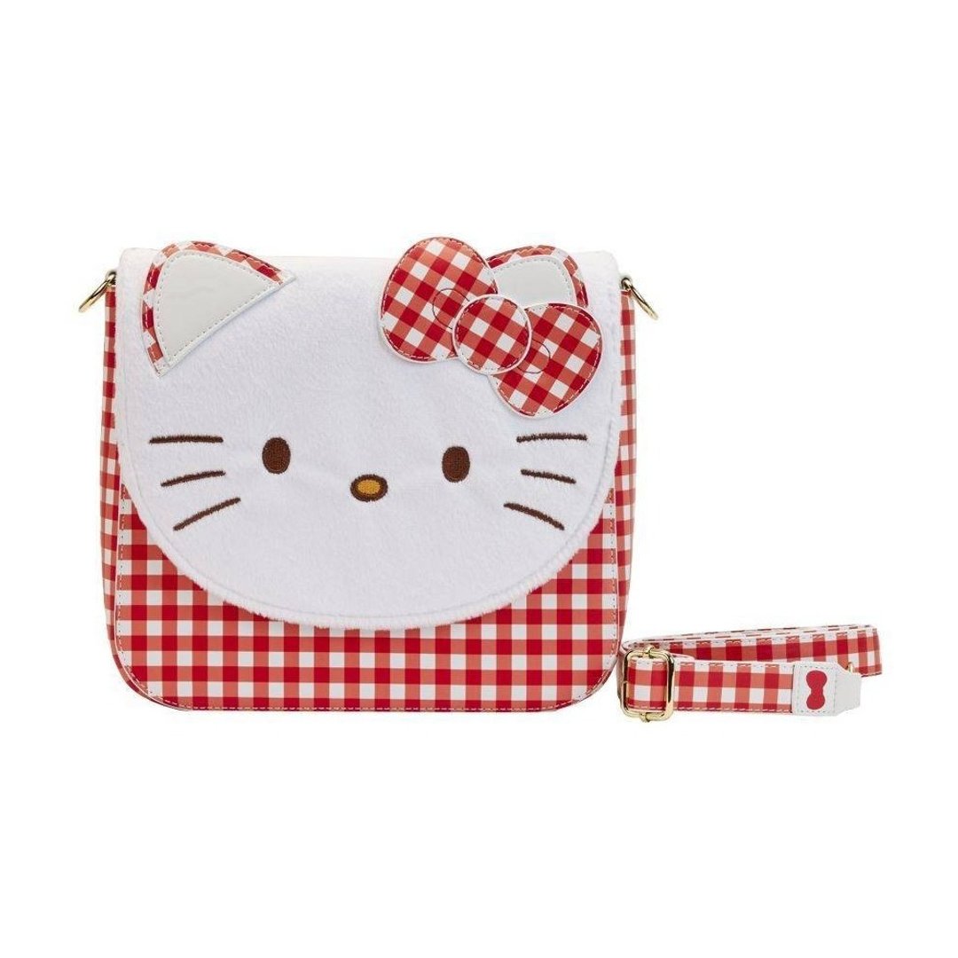 LOUNGEFLY-Hello Kitty经典侧背包 - 侧背包/斜挎包 - 人造皮革 白色