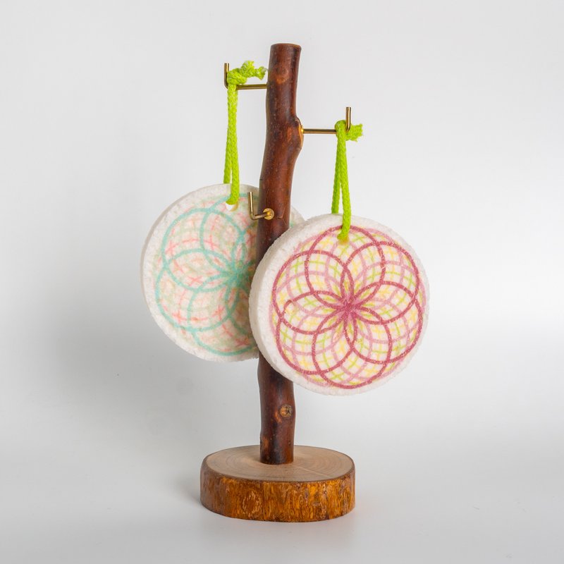 Leaffy天然植物吸水海绵 绣球 厨房清洁 冰箱吸湿 小孩洗手 - 其他 - 环保材料 白色