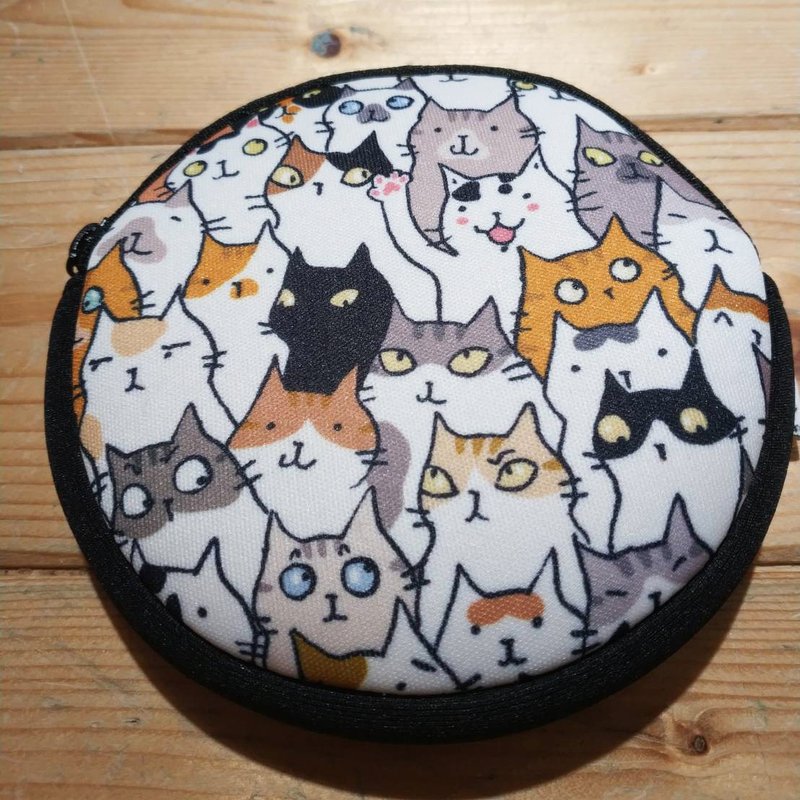 零钱包-猫山猫海(插画家:猫小姐) - 零钱包 - 其他人造纤维 