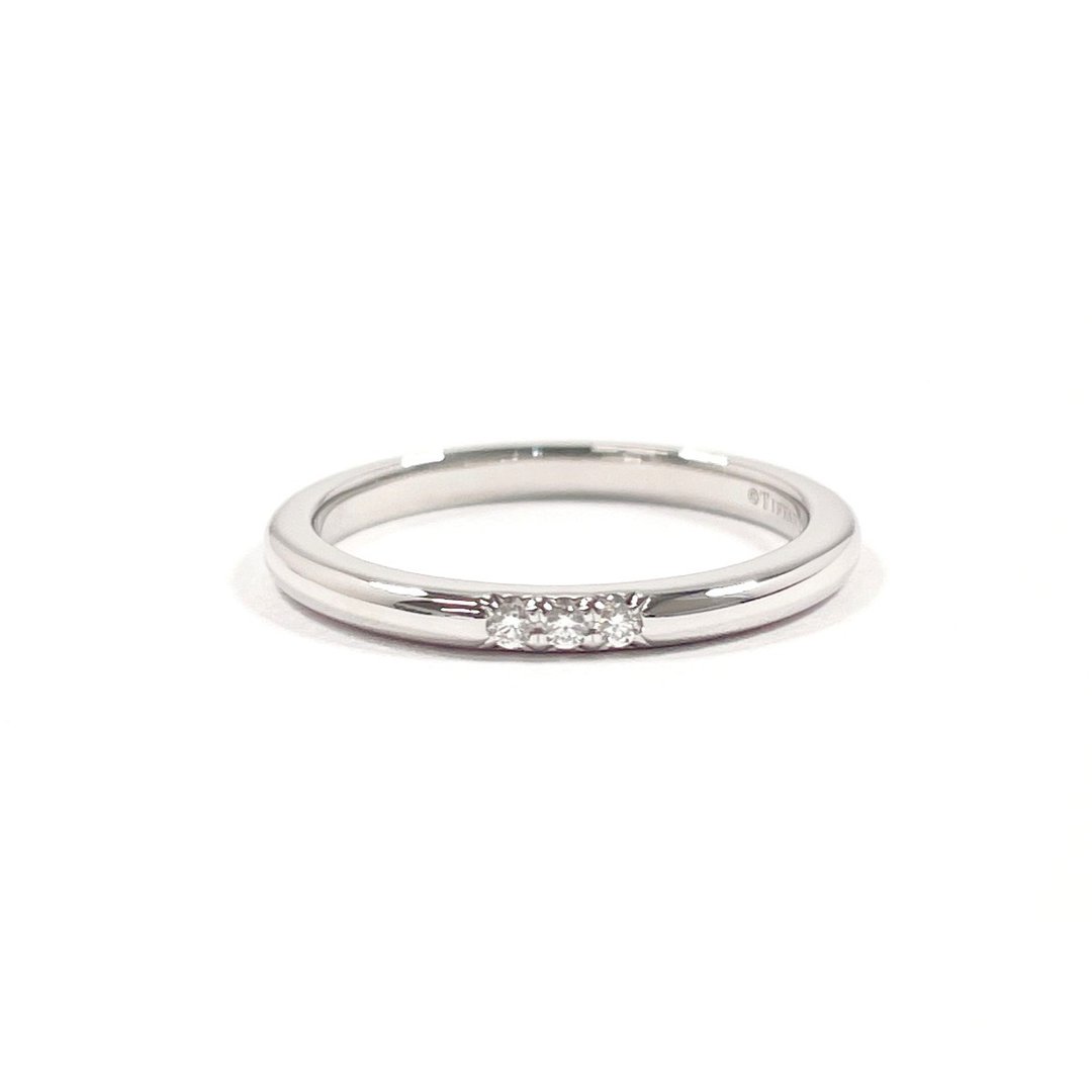 【日本直送 二手美品】8.5号 蒂芙尼 TIFFANY&Co. 戒指 婚戒 永恒系列 Pt950 铂金 - 戒指 - 贵金属 银色