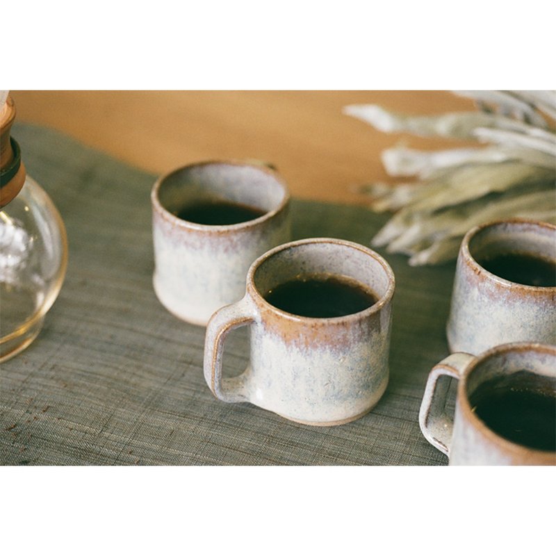 浓 咖啡杯 - 咖啡杯/马克杯 - 陶 白色