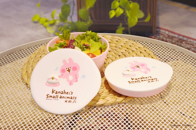 dr.Si x 卡娜赫拉的小动物 萌硅教授 联名系列 硅宝巧力盒 - 便当盒/饭盒 - 硅胶 粉红色