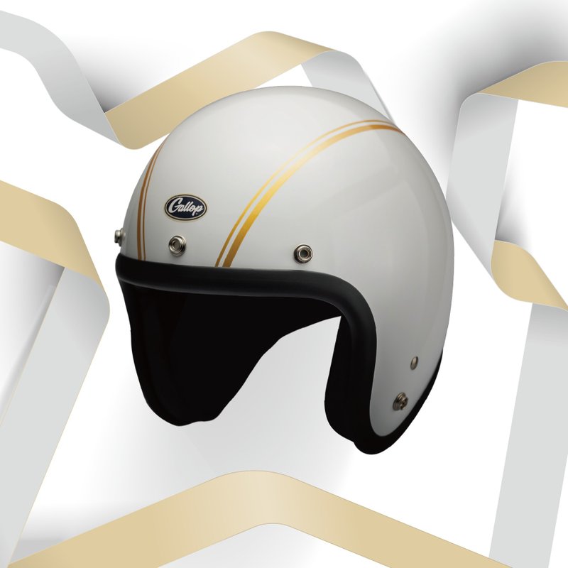 GALLOP BIJIN SERIES HELMET 美人系 3/4半罩安全帽 白色 S-XXL - 安全帽 - 其他材质 
