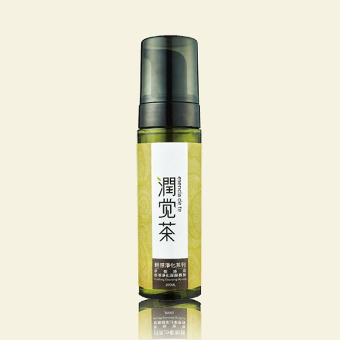 【茶宝 润觉茶】茶树绿茶轻感净化洁颜慕斯(200ml)香氛 - 脸部清洁/卸妆用品 - 纸 绿色