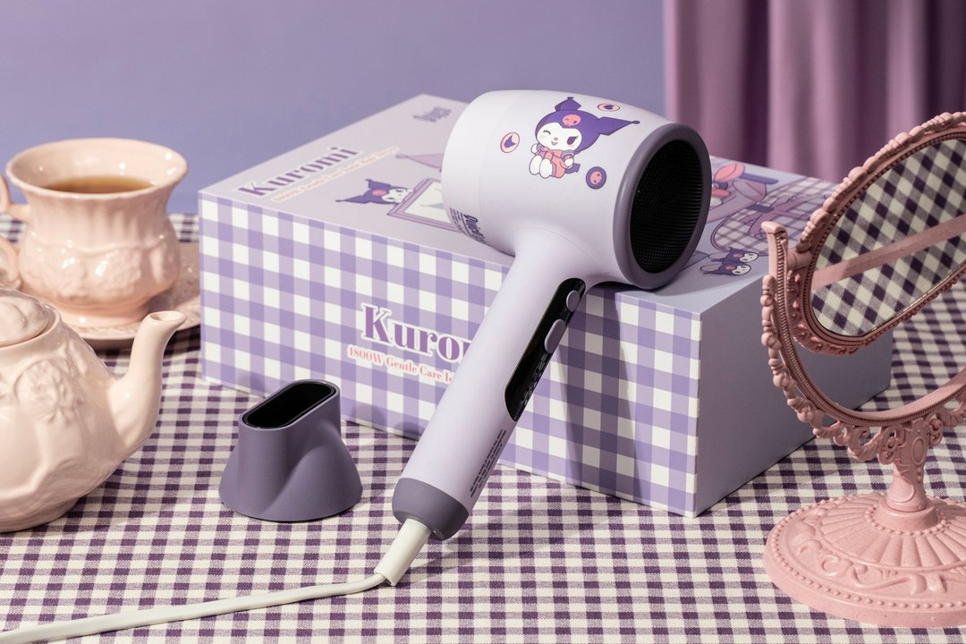 Sanrio x QUICO 1800W 柔护负离子风筒 - 酷洛米  速干  护发 - 其他小家电 - 塑料 