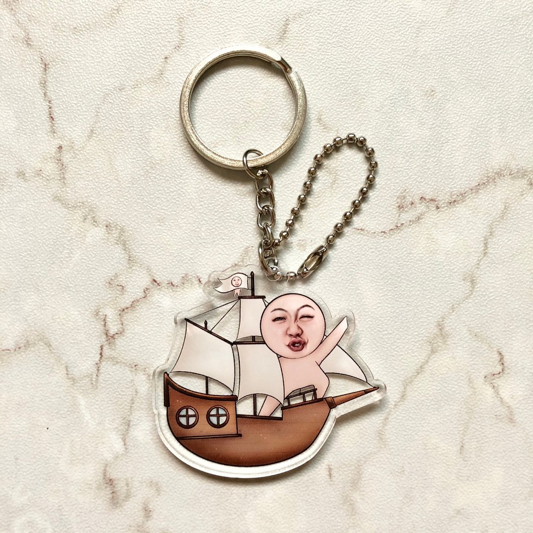 KEYRING ll KEYCHAIN :: mascot funny face - Brig - 吊饰 - 压克力 