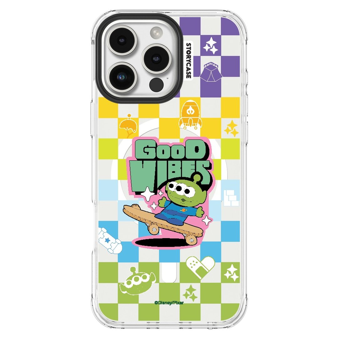 三眼仔爱运动 彩虹滑板玩家 iPhone 16 手机壳 磁吸防撞保护壳 - 手机壳/手机套 - 其他材质 