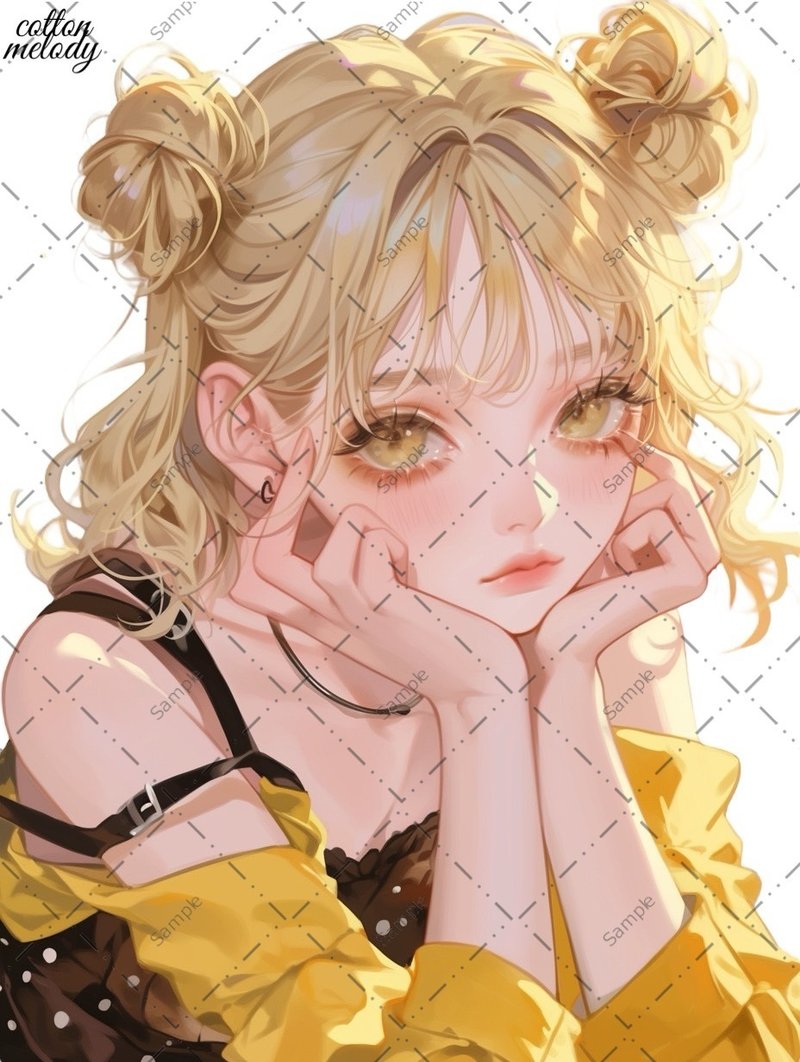 original sticker no.1160 人物贴纸 原创贴纸 人物贴纸 女孩贴纸 原创人物贴纸 - 贴纸 - 纸 