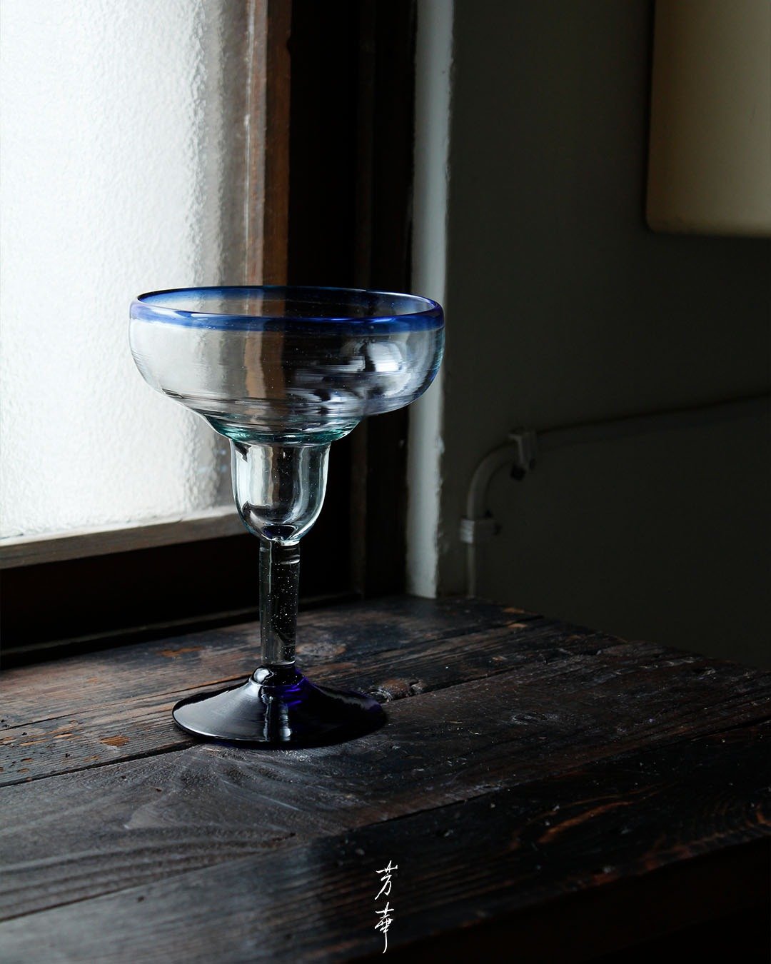 蓝色手工杯 - 酒杯/酒器 - 玻璃 