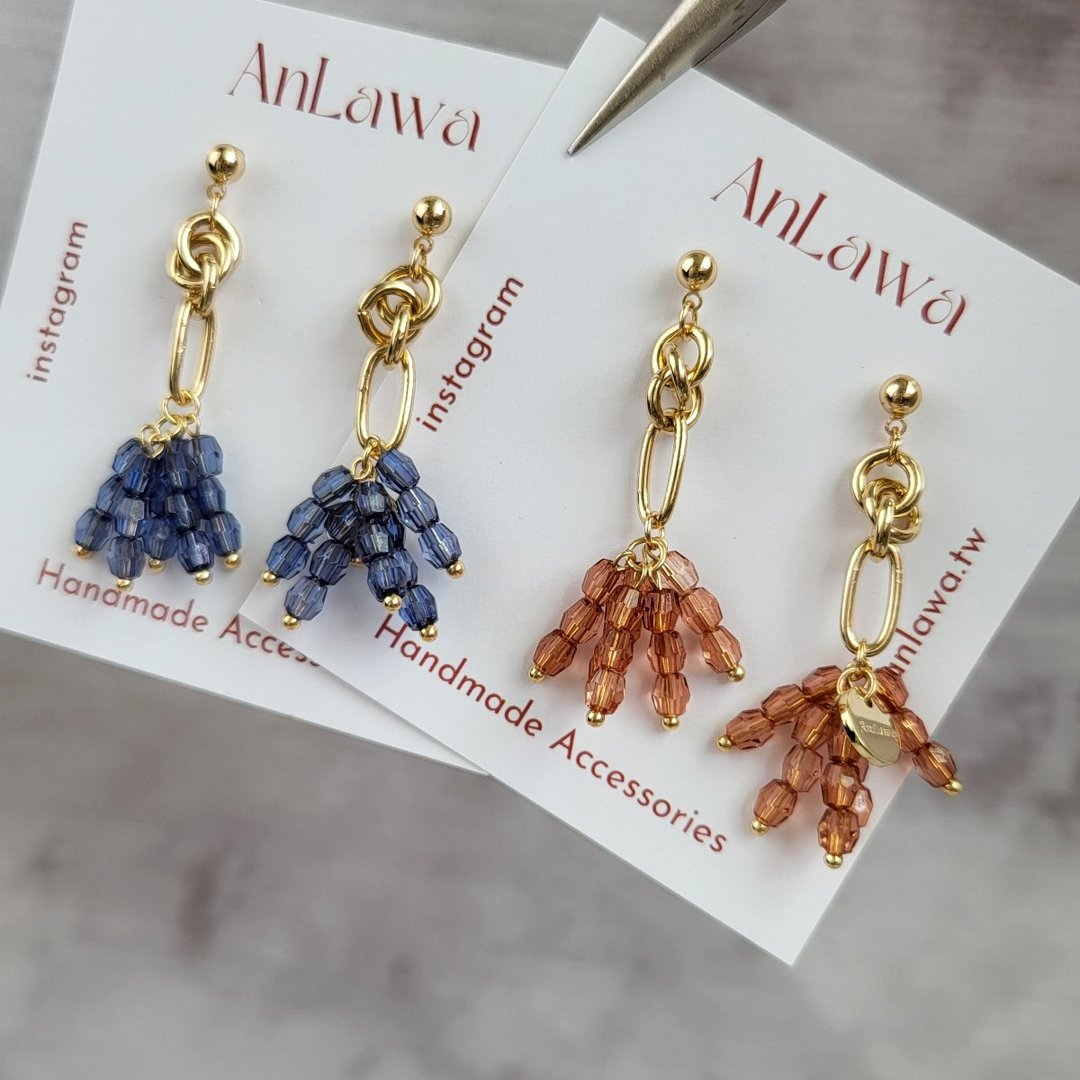 耳环【 知性女人 】:: 独到的时尚眼光 _AnLawa - 耳环/耳夹 - 其他材质 多色