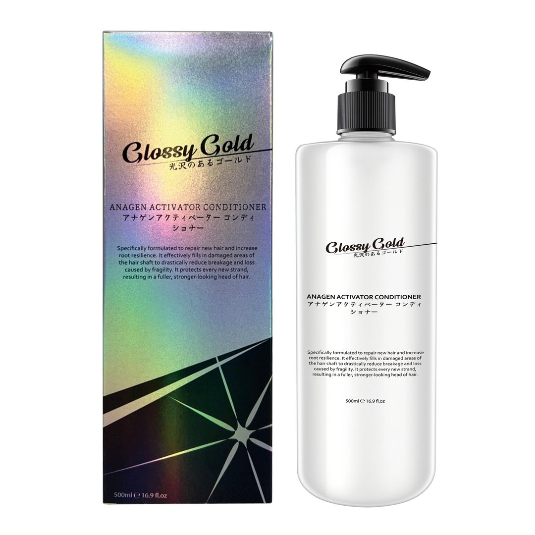 Glossy Gold 唤醒毛囊生发系列-柔韧强光护发素500ml - 润发用品 - 其他材质 