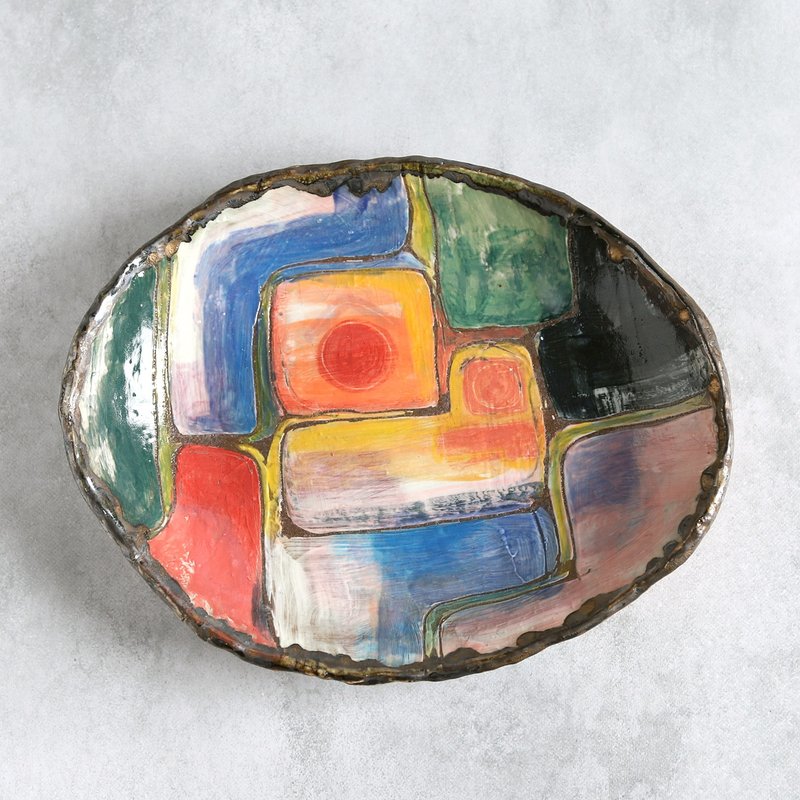 抽象风格变形碗 - 碗 - 陶 多色
