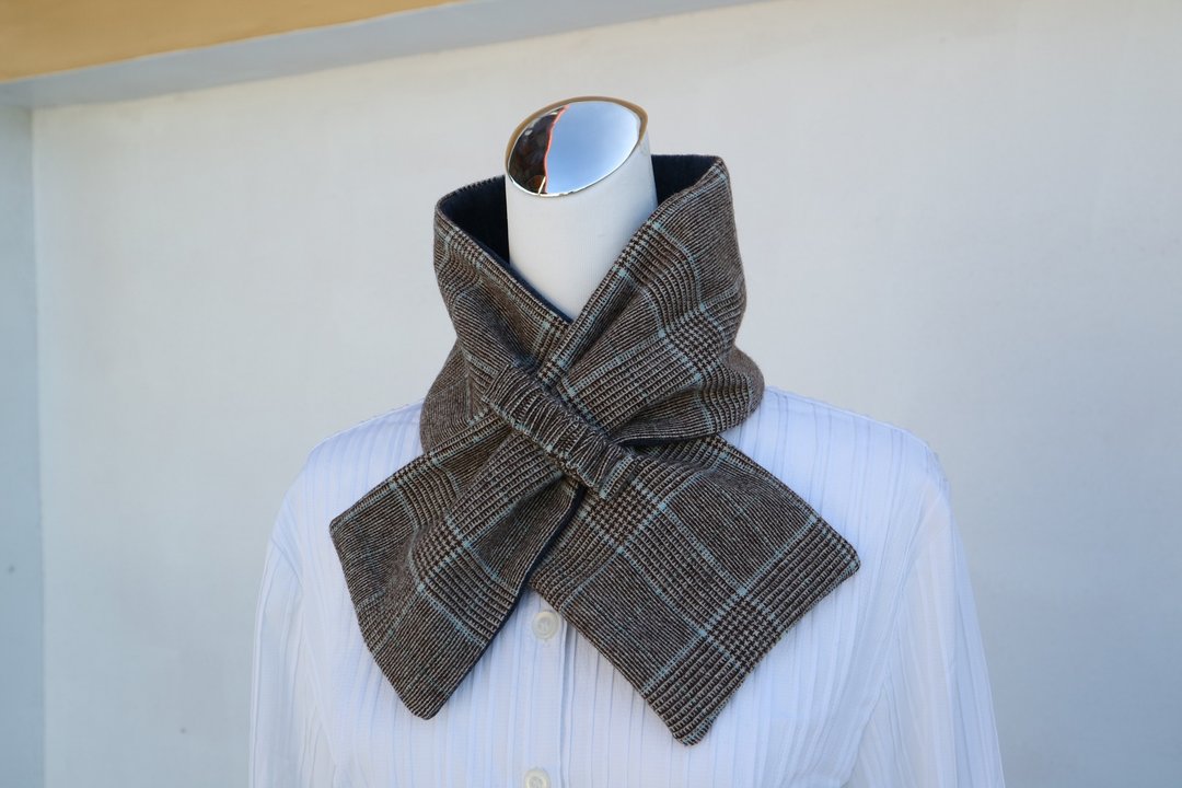 可调式短围巾.scarf 保暖围脖 双面双色 大人.小孩均适用 *SK* - 围巾/披肩 - 羊毛 多色