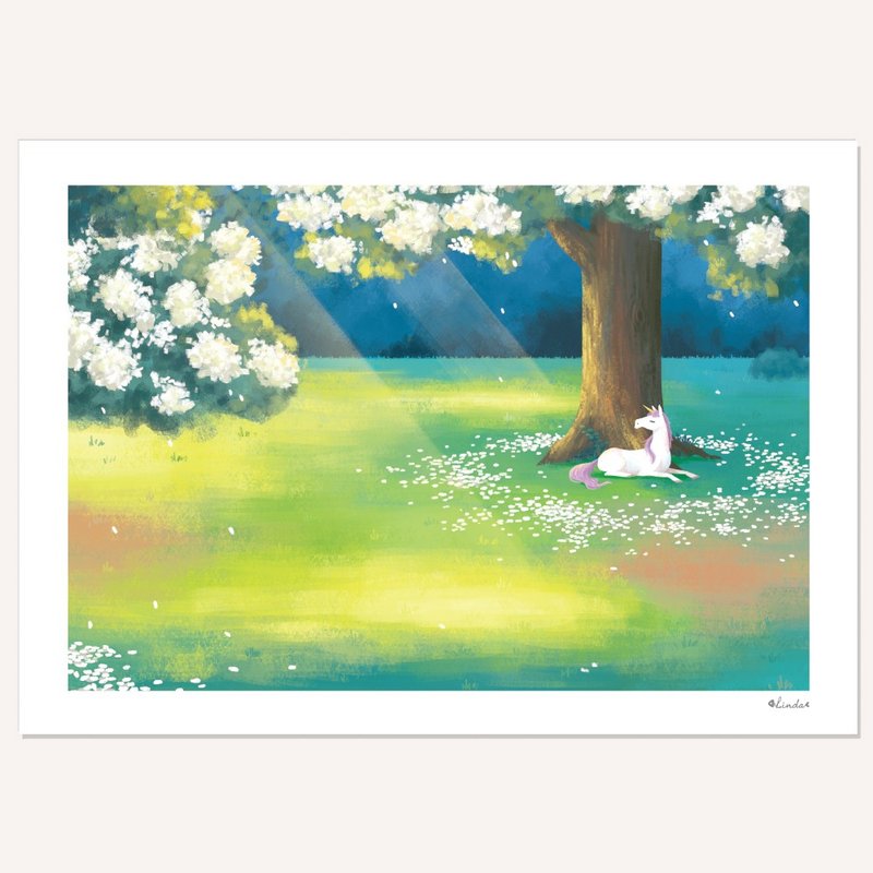 印刷装饰画 挂画 无框画【独角兽】 - 海报/装饰画/版画 - 纸 多色