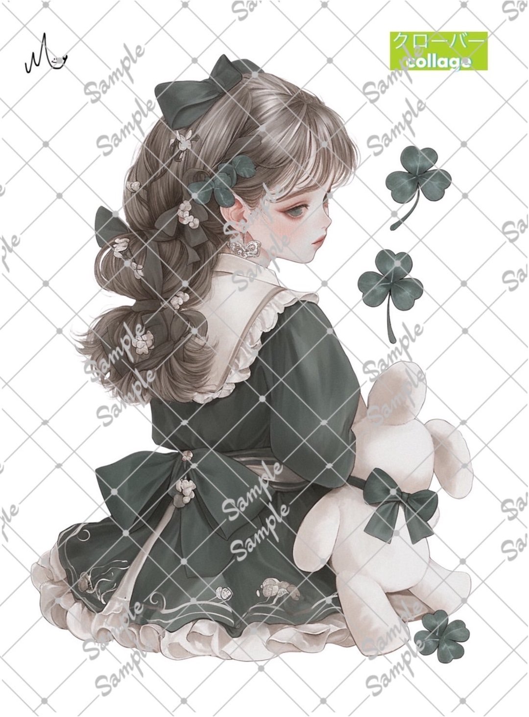 原创人物贴纸 期间限定幸运草系列 至10月10日 - 贴纸 - 纸 