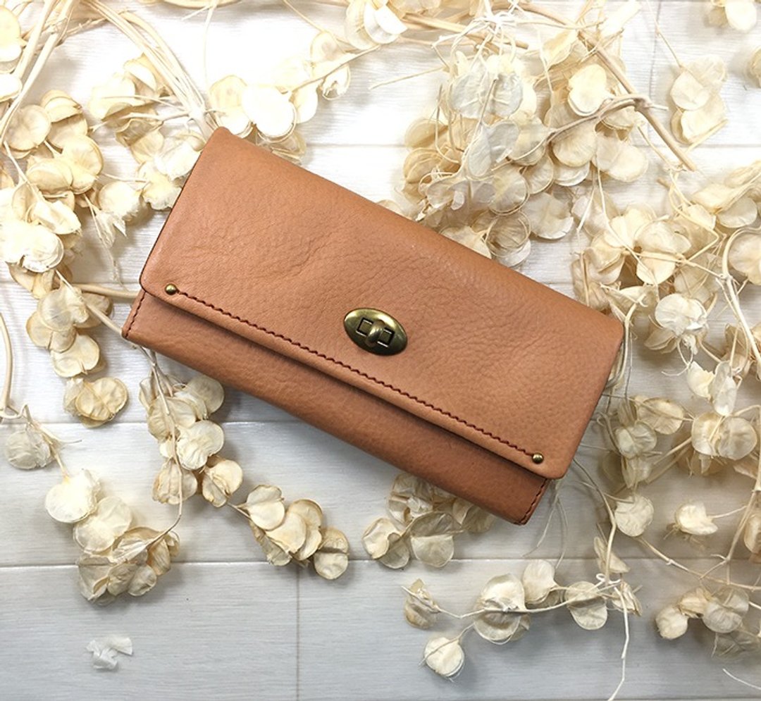 001BE long wallet Italian leather leather Long wallet / Italian leather / leather / flap / cool / stylish packaging / intention large leather / leather / translating / cold / - 皮夹/钱包 - 真皮 咖啡色