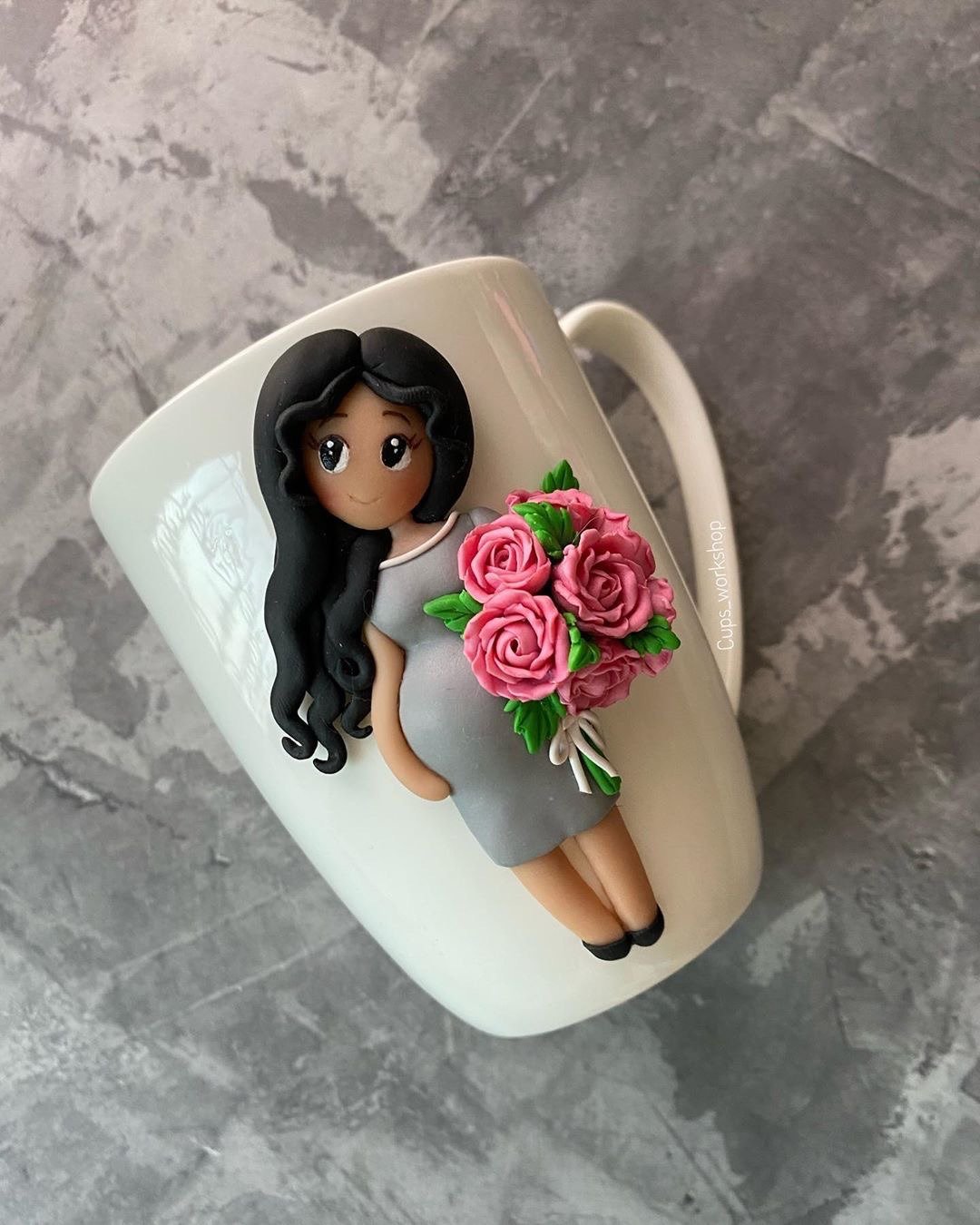 Mum Birthday Mug, Personalized Mom Mug, Mothers Day, Mommy - 花瓶/陶器 - 玻璃 白色